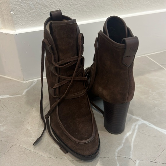 Ralph Lauren suede leather booties - Picture 3 of 5